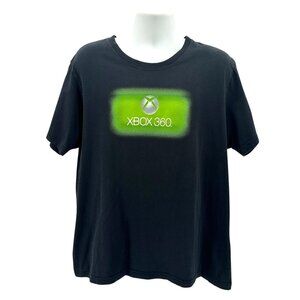 XBOX 360 Mens XXL Shirt Microsoft Black Graphic Logo T-Shirt 2009